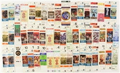 1970s-80s Chicago Bears Soldier Field Ticket Stub Collection - Lot of 80