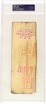 1939 Jack Ogden Charles Knapp Baltimore Orioles Signed Check (PSA/DNA Slabbed)