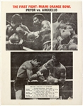 1983 Aaron Pryor Alexis Arguello World Junior Welterweight Championship Title Bout Program