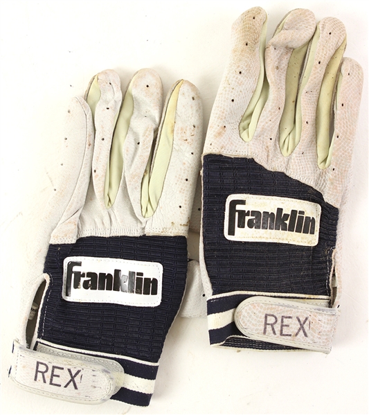 1990s Kent Hrbek Minnesota Twins Signed Game Worn Batting Gloves (MEARS LOA/JSA)