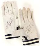 1990's Kent Hrbek Minnesota Twins Signed Game Worn Batting Gloves (MEARS LOA/JSA)