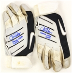 2009 Cody Ransom New York Yankees Signed Game Worn Batting Gloves (MEARS LOA/JSA/Player Letter)