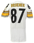 1999 Mark Bruener Pittsburgh Steelers Game Worn Road Jersey (MEARS LOA)