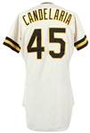 1983 John Candelaria Pittsburgh Pirates Game Worn Home Jersey (MEARS LOA, BPH LOA)
