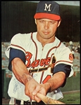1960s Eddie Mathews Harmon Killebrew Braves/Twins Signed Magazine Page (MEARS LOA)