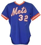 1984 Dick Tidrow Autographed New York Mets Game Worn Alternate Blue Jersey (MEARS LOA, JSA)
