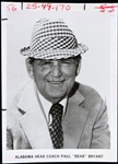 1980 Paul Bear Bryant Alabama Crimson Tide 5" x 7" Original Photo 