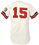 1974 Randy Hundley Minnesota Twins Game Worn Autographed Home Jersey (MEARS LOA, BPH LOA, JSA)