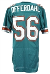 1980s John Offerdahl Miami Dolphins Game Worn Aqua Jersey (MEARS LOA)