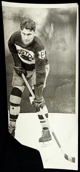 1934 Frank Jerwa Boston Bruins/Cubs 4" x 8" Original Photo