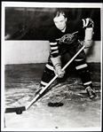 1940 Mush March Chicago Blackhawks 7" x 9" Original Photo