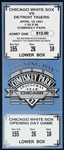 1991 Chicago White Sox Detroit Tigers Comiskey Park Inaugural Season Opening Day Full Ticket