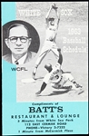 1963 Chicago White Sox Pocket Schedule