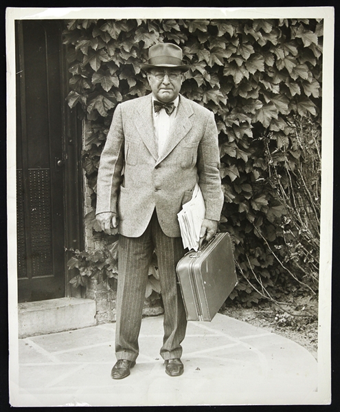 1940s Branch Rickey Brooklyn Dodgers 8" x 10" Original Photo