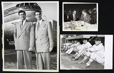 1940s-50s Joe DiMaggio New York Yankees Original Photos - Lot of 4