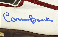 1960's Carmen Basilio World Welter/Middleweight Champion Signed Golf Shoes (JSA) Basilio Collection 