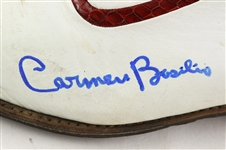 1960's Carmen Basilio World Welter/Middleweight Champion Signed Golf Shoes (JSA) Basilio Collection 