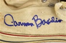1960's Carmen Basilio World Welter/Middleweight Champion Signed Chuck Taylor All Stars (JSA) Basilio Collection