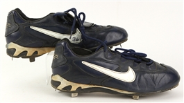 1997 Greg McMichael New York Mets Game Worn Nike Cleats (MEARS LOA)