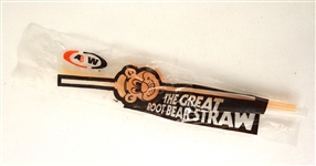 1970s Sealed A&W The Great Root Bear Straw