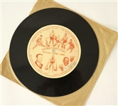 1950s Brother Bones Signed Harlem Globetrotters Sweet Georgia Brown Theme Song 10" Record Album 