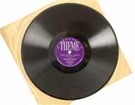1950's Brother Bones Signed Harlem Globetrotters Sweet Georgia Brown Theme Song 10 Record Album 