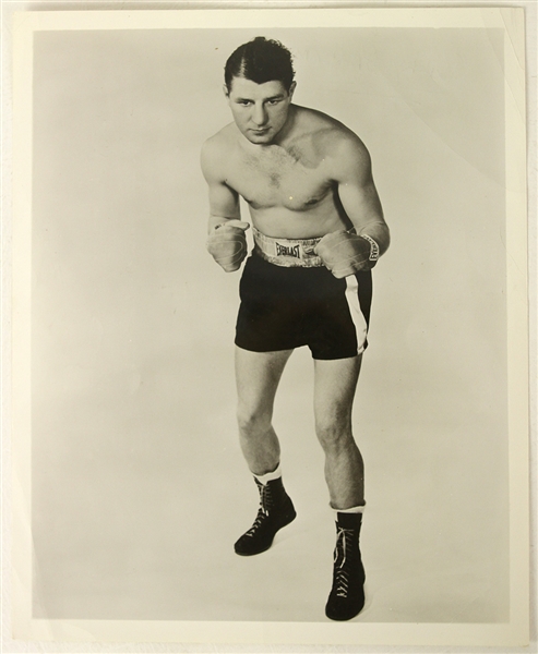 1940s Billy Graham Hall of Fame Welterweight 8" x 10" Photo 