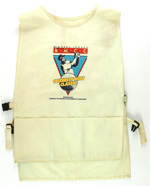 1990s Michael Jordan Chicago Bulls Ronald McDonald Childrens Charities Celebrity Golf Classic On Course Vest (MEARS LOA)