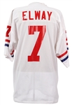 1986-87 John Elway Denver Broncos AFC Pro Bowl Jersey (MEARS LOA)
