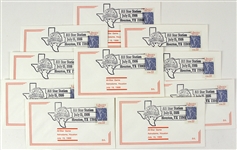 1986 Astrodome MLB All Star Game First Day Of Issue Envelopes - Lot of 10