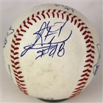 1950's-90's Jerry Witte Signed 9.5 x 12 Framed Display & Cuban Stars Signed Italian League Baseball 