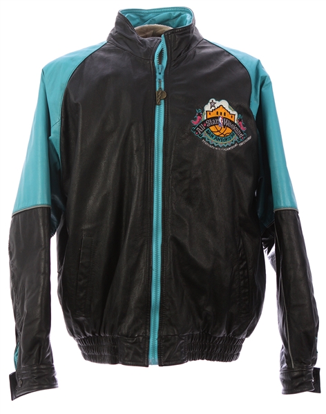 1996 San Antonio NBA All Star Weekend Pro Player Leather Jacket 
