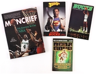 1981-90 Milwaukee Bucks Publication Collection - Lot of 4 w/ Media Guides & Sidney Moncrief Biography