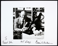 1970s Bowie Kuhn MLB Commissioner Signed 8" x 10" Photo (JSA)
