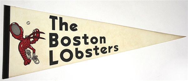 1974 World Tennis Team The Boston Lobsters 29” Pennant
