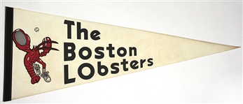 1974 World Tennis Team The Boston Lobsters 29” Pennant
