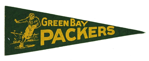 1940s Green Bay Packers 10” Mini Pennant 