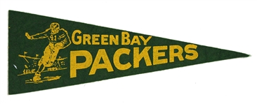 1940s Green Bay Packers 10” Mini Pennant 