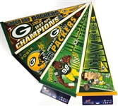 1980-1990s Green Bay Packers 29” Full Size Pennant Collection (19)
