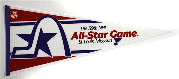 1987 39th NHL All Star Game 29” Hockey Onsite Pennant