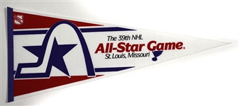 1987 39th NHL All Star Game 29” Hockey Onsite Pennant
