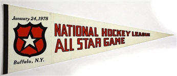 1978 National Hockey League All Star Game 39” Onsite Pennant