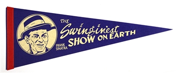 1960s The Swinginest Show On Earth Las Vegas Onsite Concert 24” Pennant