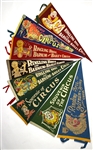 1940-1950s Circus Ringling Bros. Pennant Collection (8)