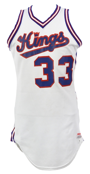 1985-86 Otis Thorpe Sacaramento Kings Game Worn Home Jersey (MEARS LOA)