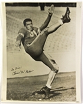 1936 Clarence Ace Parker Duke University College Football Autographed 8x10 B&W Photo (JSA)