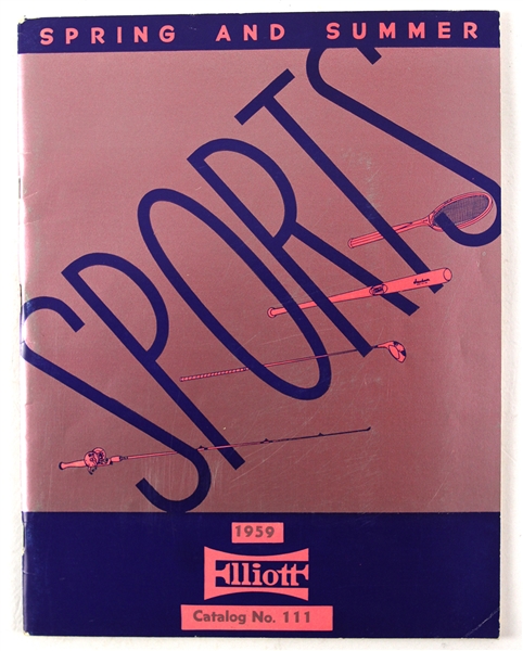 1959 Elliot Sports Spring and Summer Sporting Goods Catalog