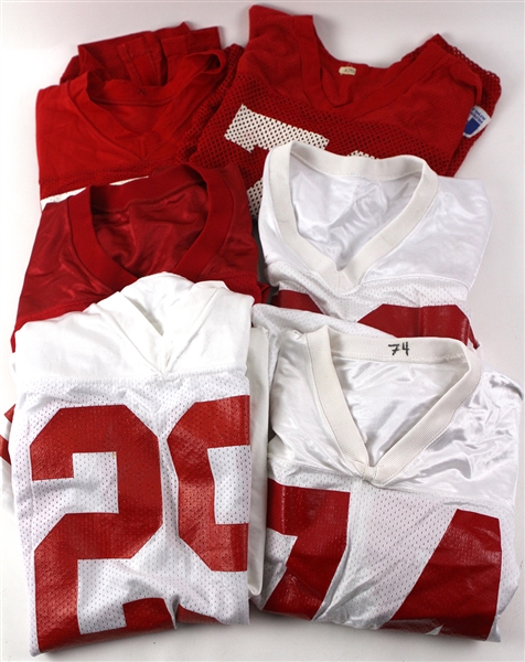 1990s Wisconsin Badgers Football Jersey Collection - Lot of 10 (MEARS LOA)