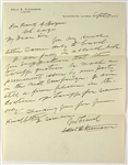 1901 Adlai E. Stevenson 23rd Vice President 8”x10” ALS (JSA)