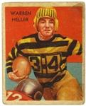 1935 Warren Heller #20 National Chicle Card (From the Bronko Nagurski Collection)